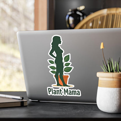 Curvy Plant Mom Decal for Stylish Home Decor - Even Keel LLC