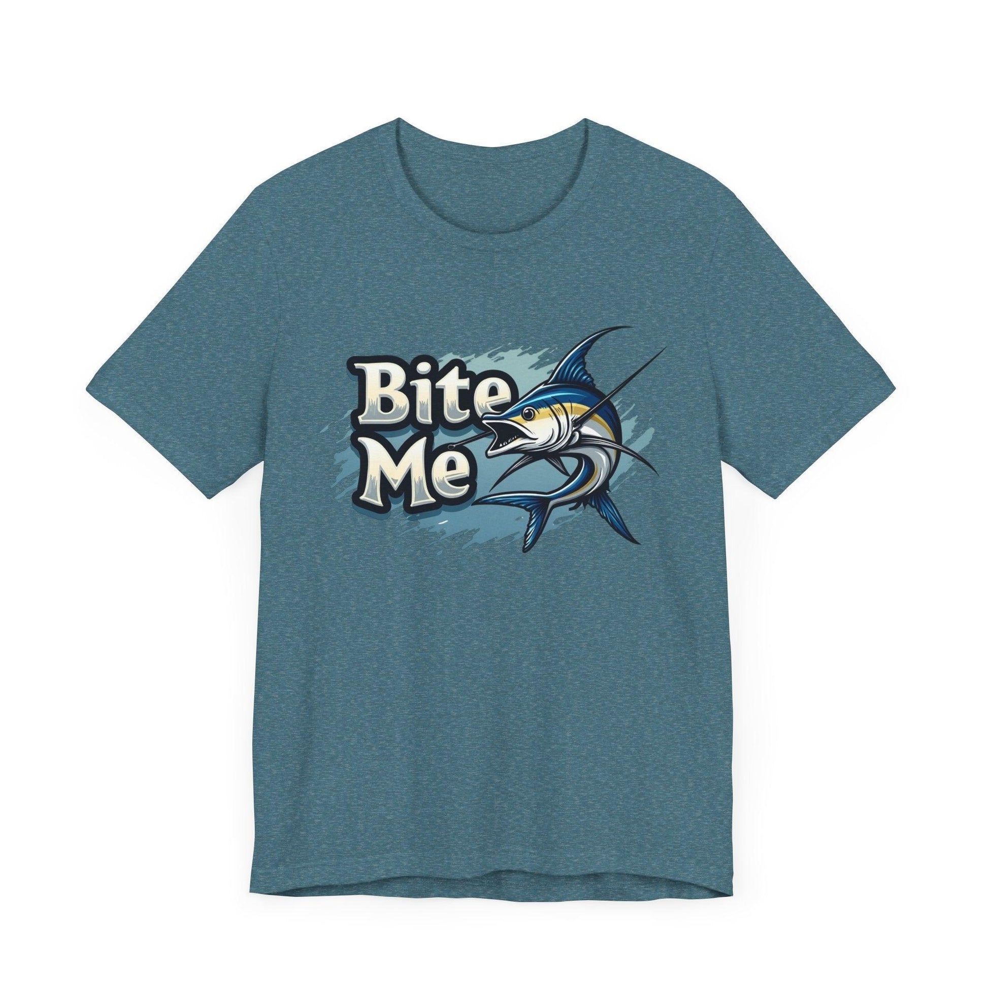 Swordfish Unisex Tee - Bite Me Design For Casual Style - Even Keel LLC