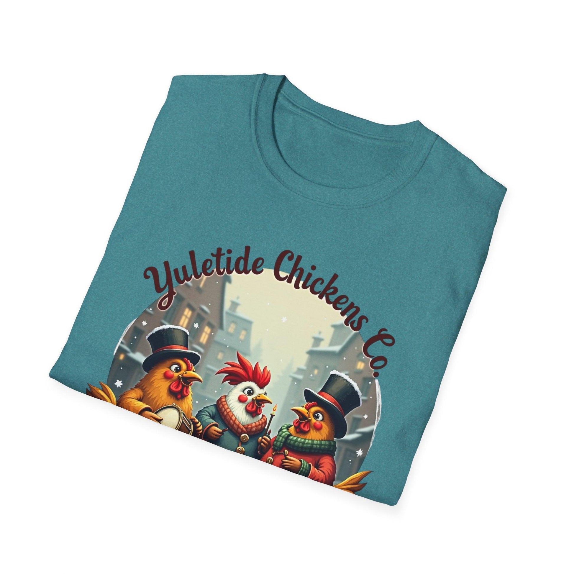 Yuletide Chicken Co. T-Shirt for Comfort and Style Wear - Even Keel LLC