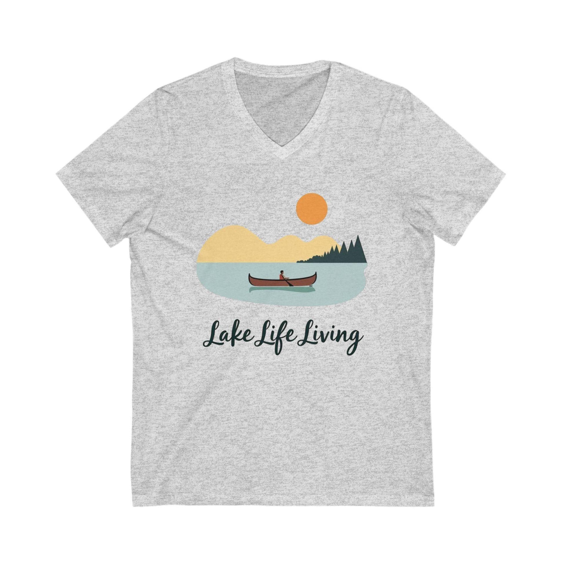 V-Neck Tee - Lake Life Living for Casual Relaxed Style - Even Keel LLC