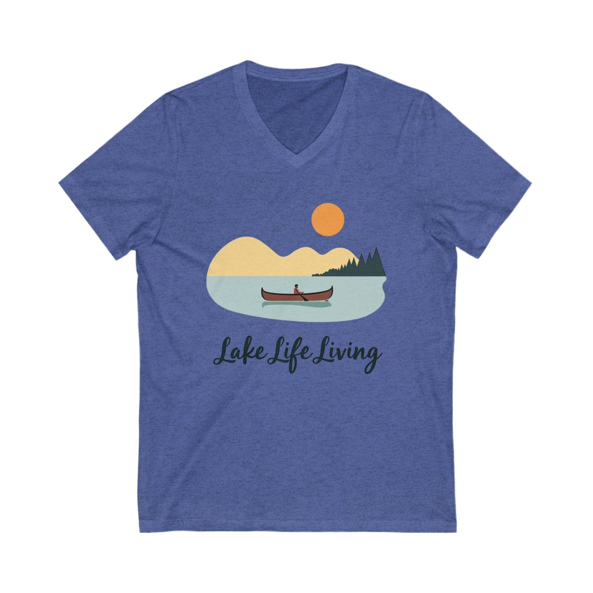 V-Neck Tee - Lake Life Living for Casual Relaxed Style - Even Keel LLC