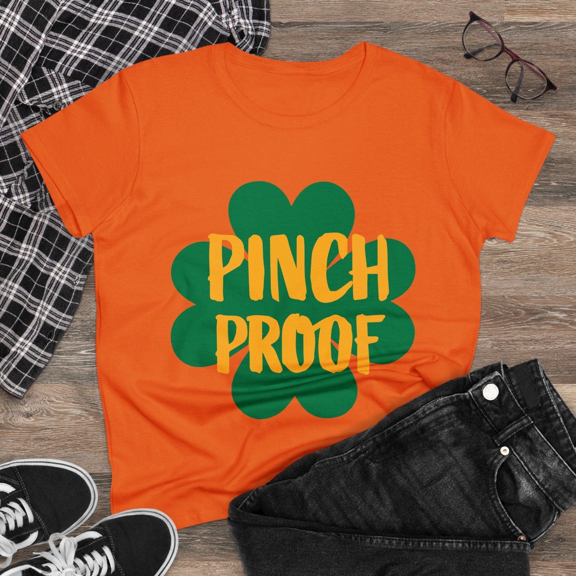 T-Shirt - Pinch Proof Irish Joke Women's Cotton Tee - Even Keel LLC