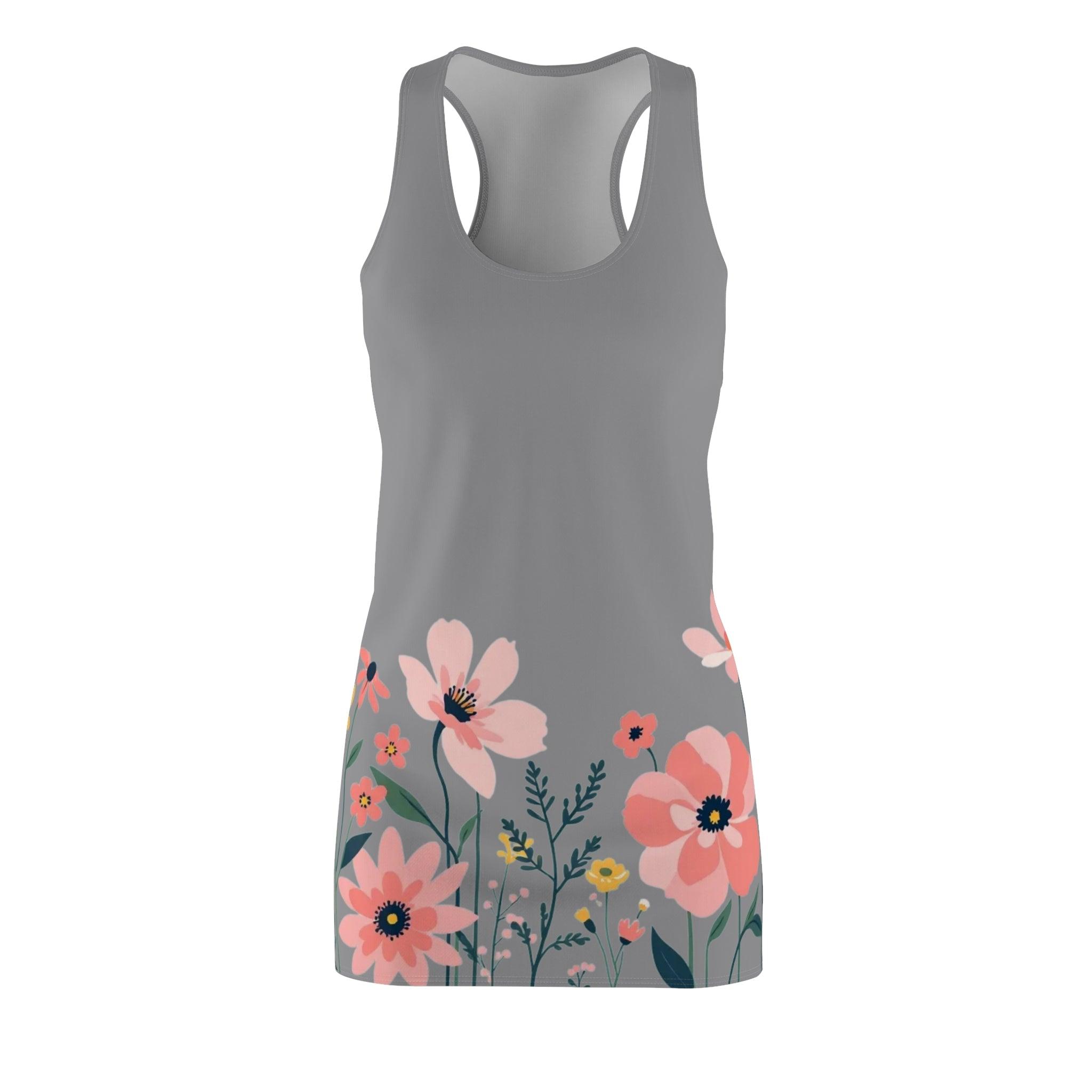 Floral Print Racerback Dress for Women - Perfect for Spring and Summer - Even Keel LLC