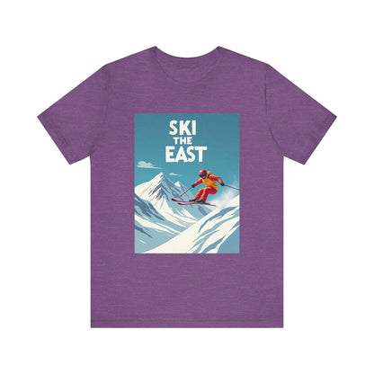 Ski The East Skiing T-Shirt for Outdoor Adventure Wear - Even Keel LLC