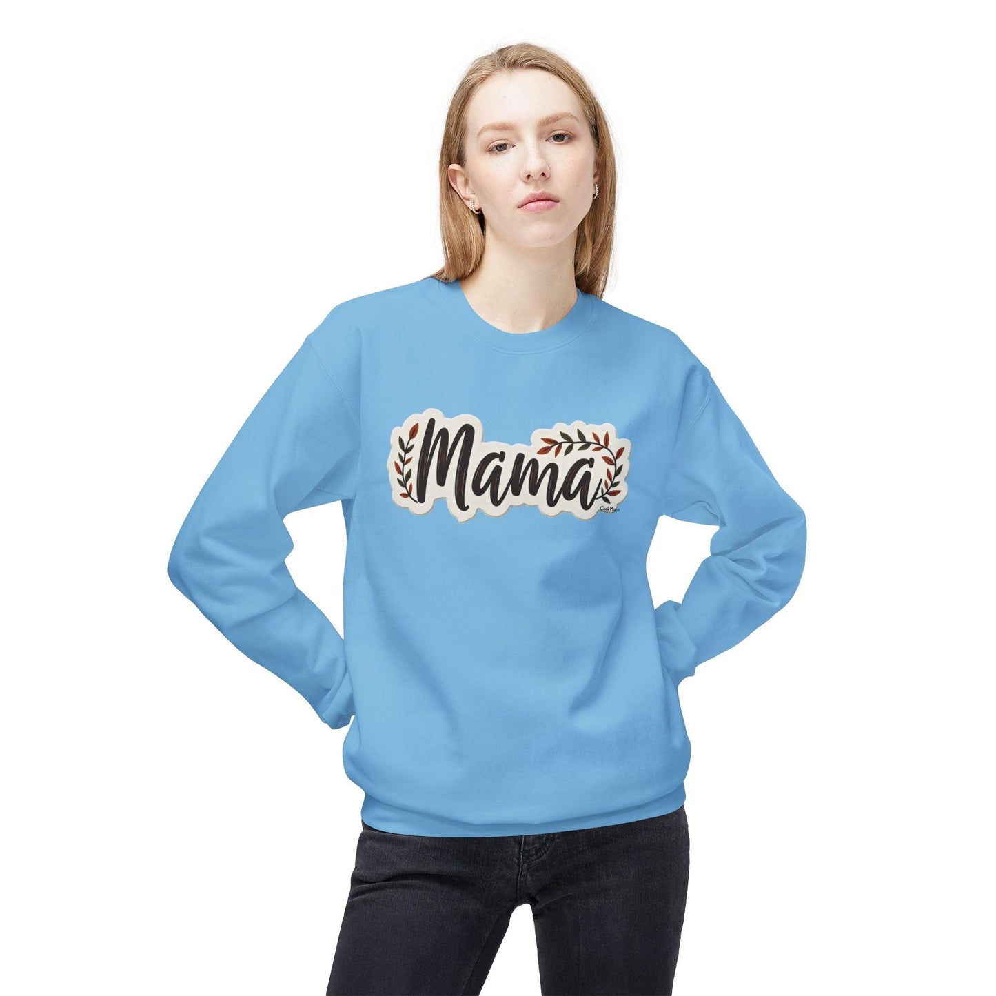 Mama Crewneck Sweatshirt for Moms - Cozy and Stylish Wear - Even Keel LLC