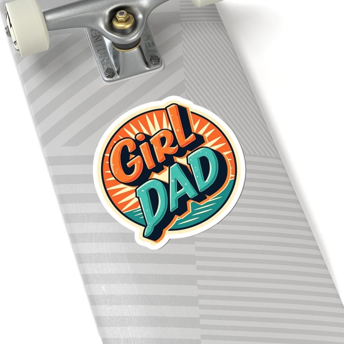 Girl Dad Sticker Durable Vinyl for Home Decor and Gifts - Even Keel LLC