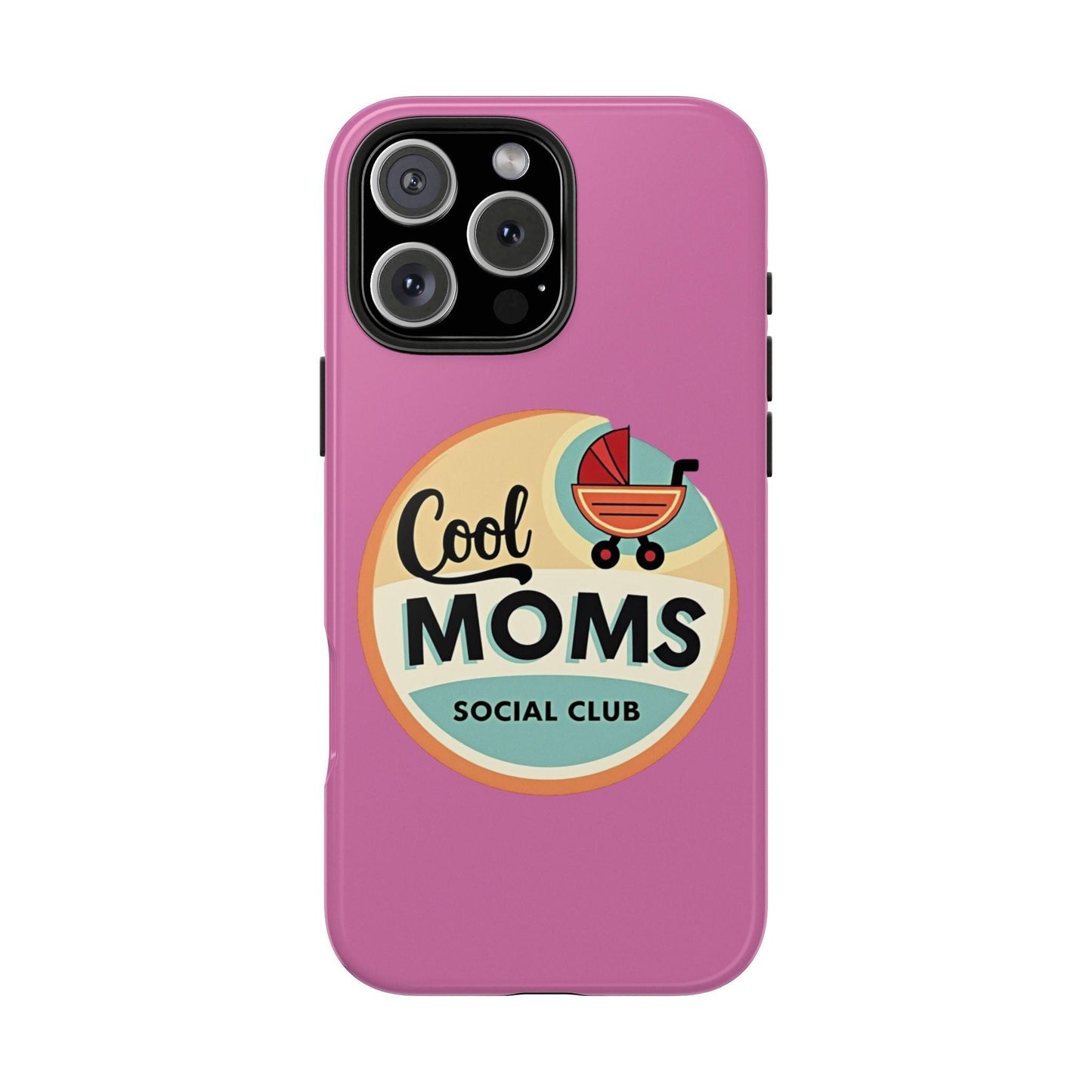 Retro Cool Moms Social Club Tough Phone Cases for Phones - Even Keel LLC