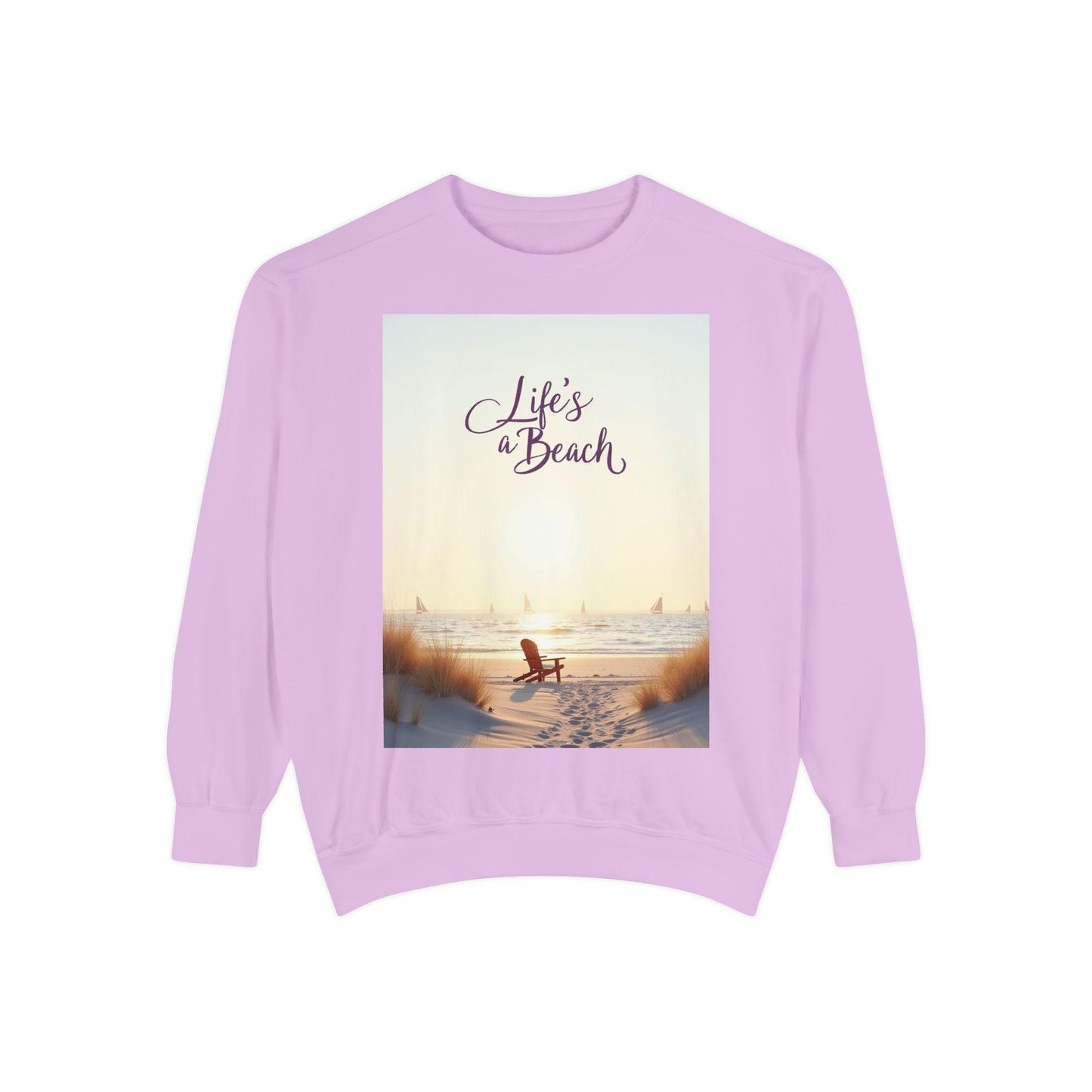 Beach Life Unisex Sweatshirt for Relaxed Coastal Style - Even Keel LLC