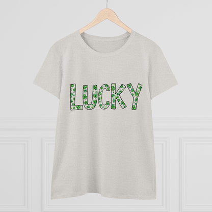 Women's Tee Lucky Shamrock Shirt for St. Patrick's Day Fun - Even Keel LLC