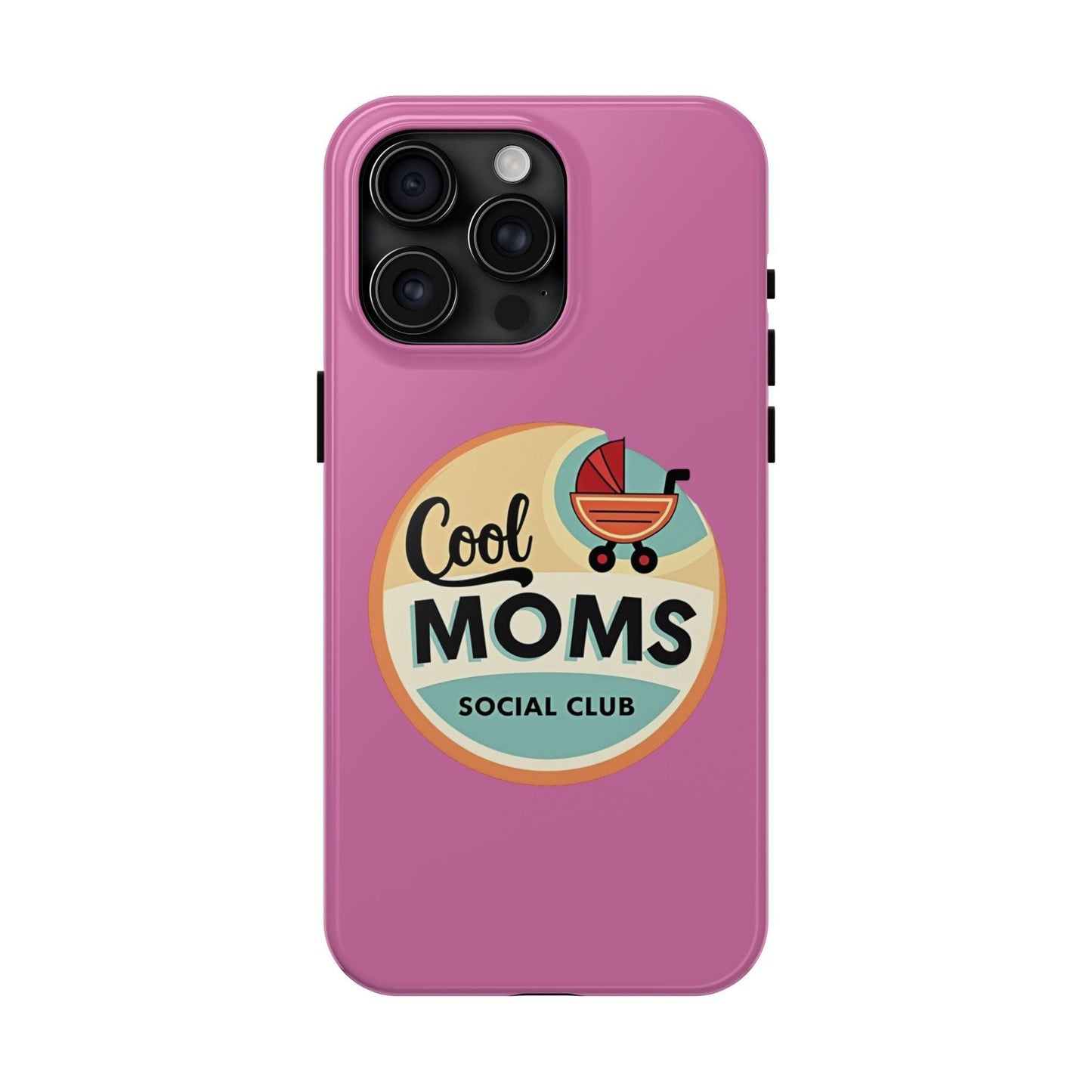 Retro Cool Moms Social Club Tough Phone Cases for Phones - Even Keel LLC