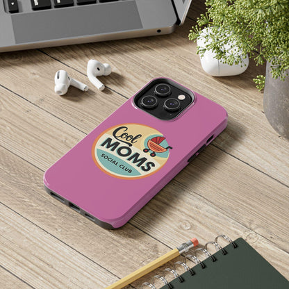 Retro Cool Moms Social Club Tough Phone Cases for Phones - Even Keel LLC