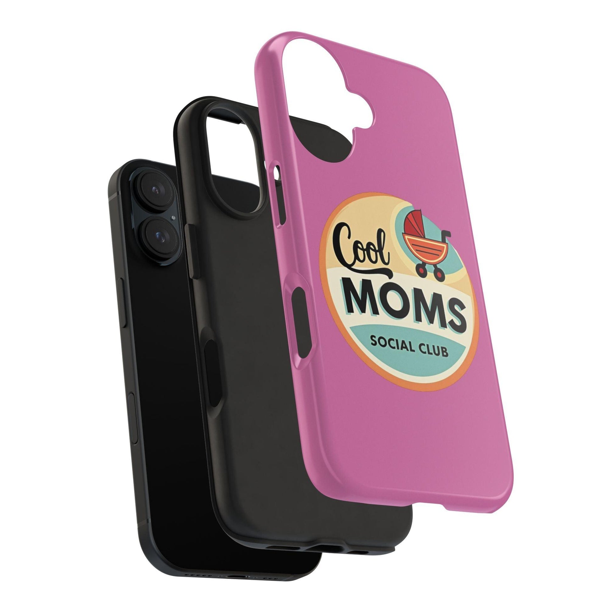 Retro Cool Moms Social Club Tough Phone Cases for Phones - Even Keel LLC