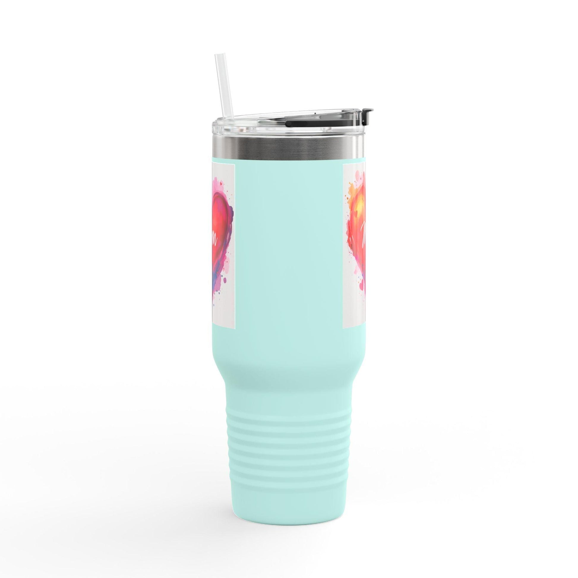 Travel Mug - Love Mom Day Insulated 40oz Coffee Cup - Even Keel LLC