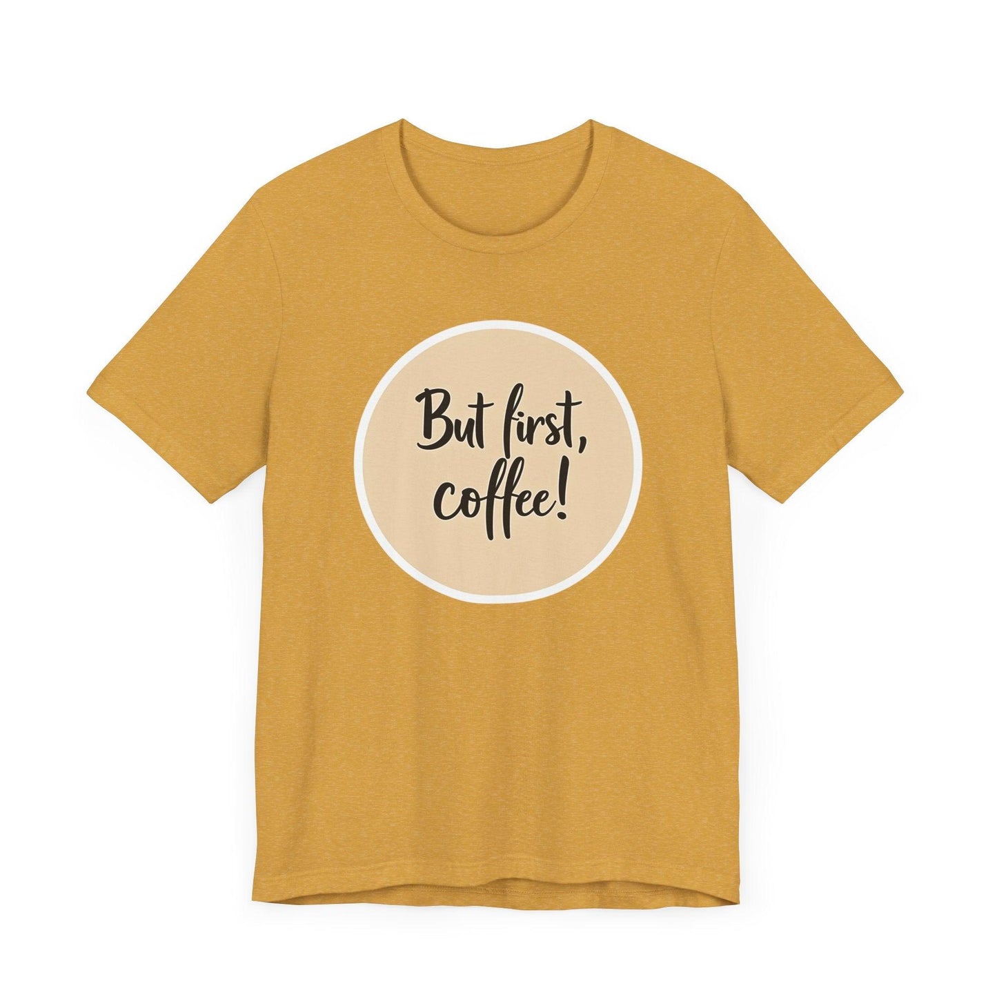 Coffee Lover Tee - Unisex Short Sleeve Jersey Shirt Design - Even Keel LLC