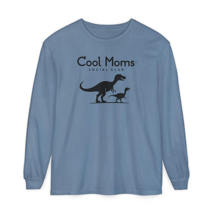 Dinosaur Long Sleeve T-Shirt for Cool Moms Social Club - Even Keel LLC