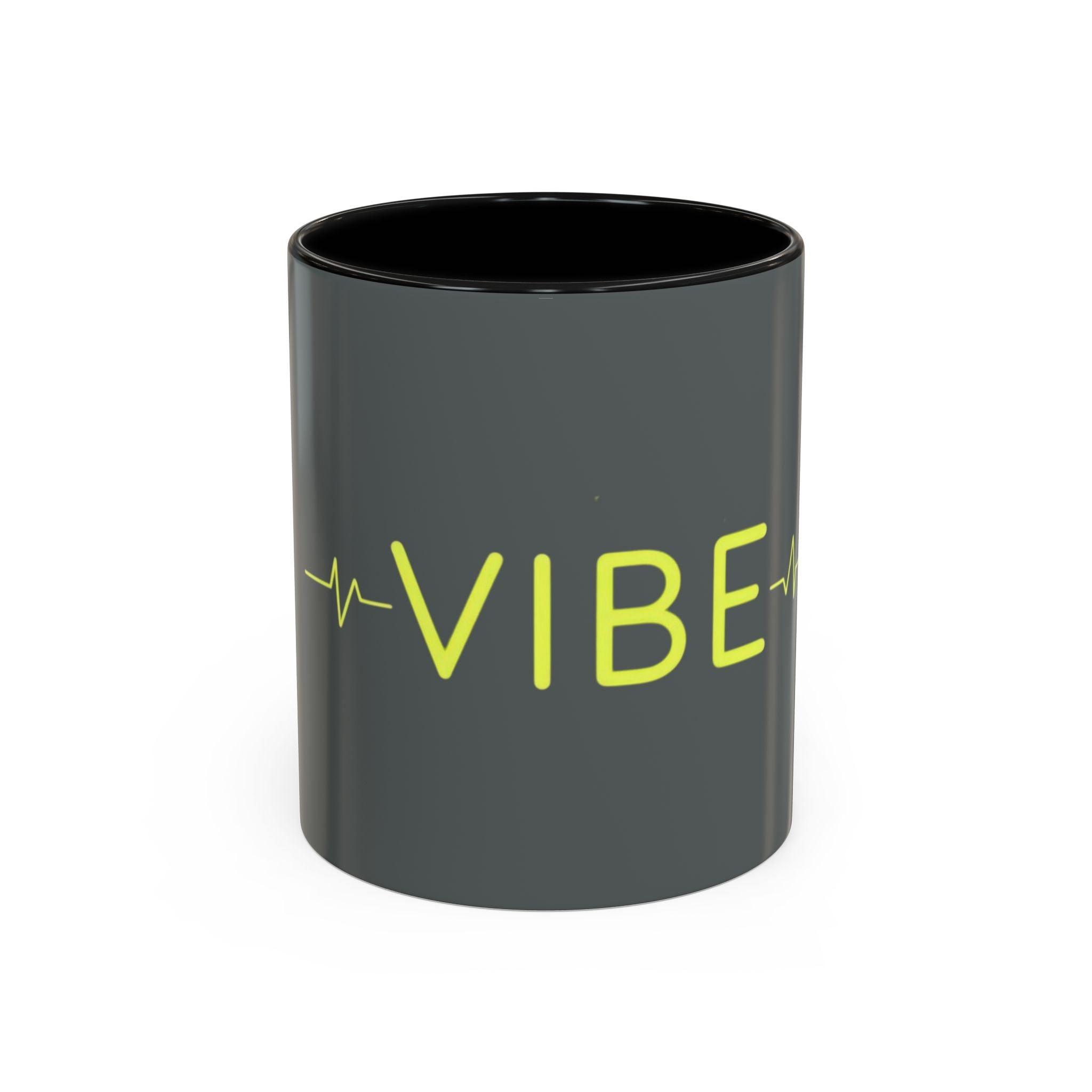 Mug - VIBE Coffee Mug Gift for Coffee Lovers Stylish Design - Even Keel LLC