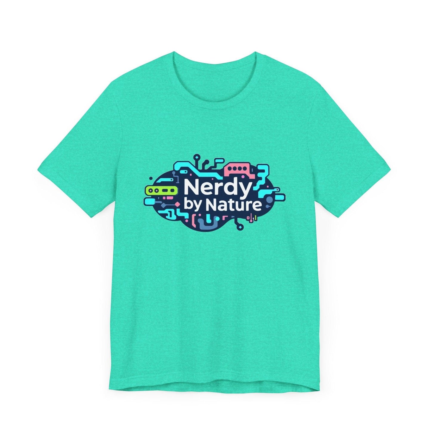 Nerdy by Nature Unisex Tee - Fun Geeky Graphic T-Shirt for Casual Wear - Even Keel LLC