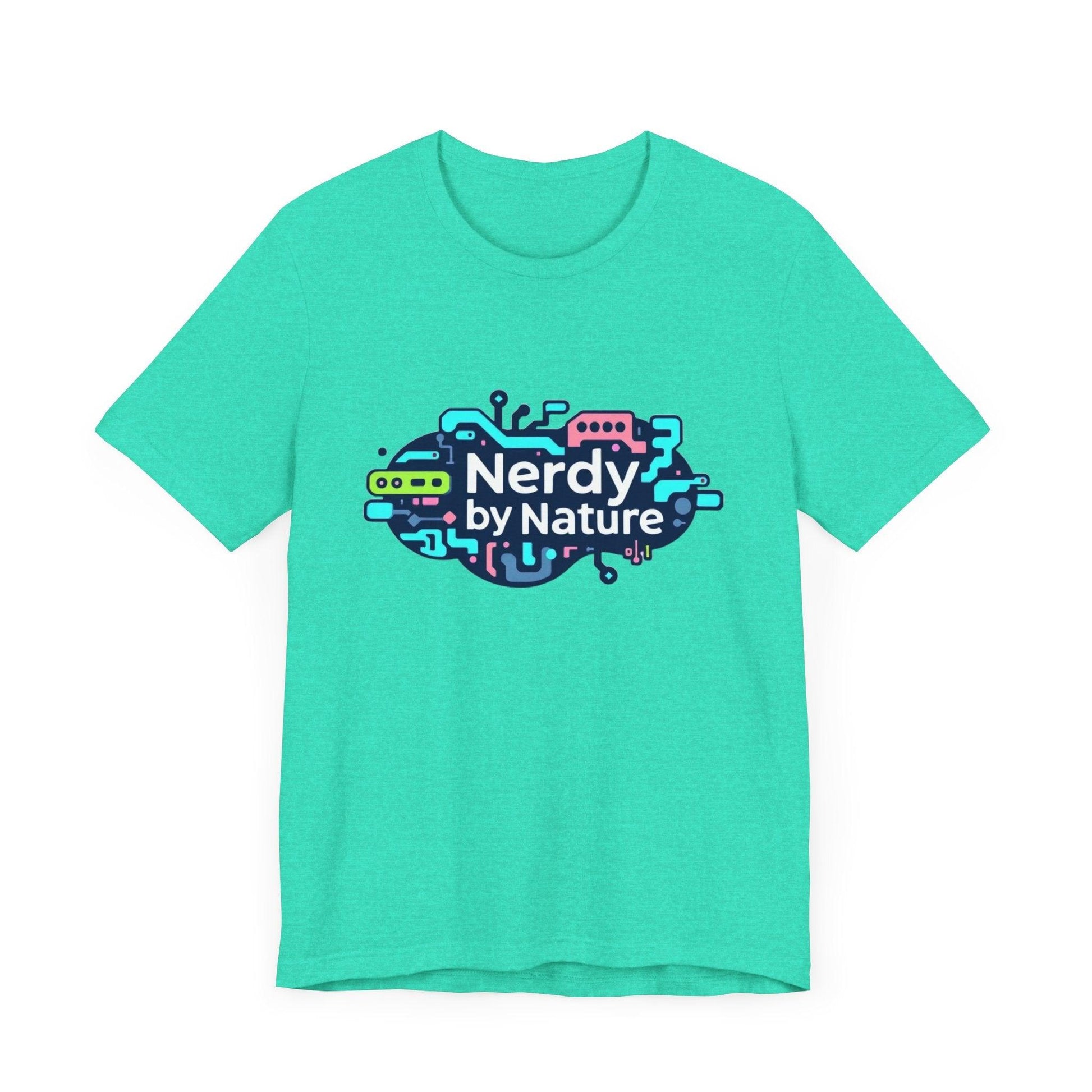 Nerdy by Nature Unisex Tee - Fun Geeky Graphic T-Shirt for Casual Wear - Even Keel LLC