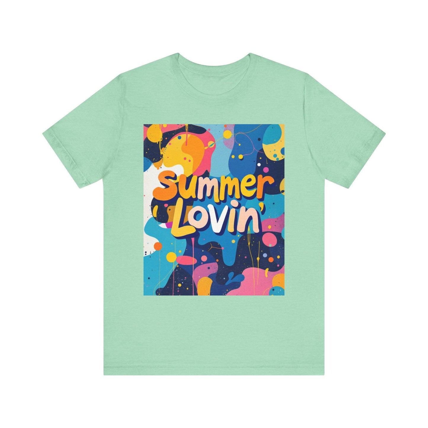 Colorful Summer Lovin' Unisex Tee for Fun Summer Days - Even Keel LLC