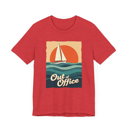 Sailing Tee - Out of Office Design for Summer Fun - Even Keel LLC