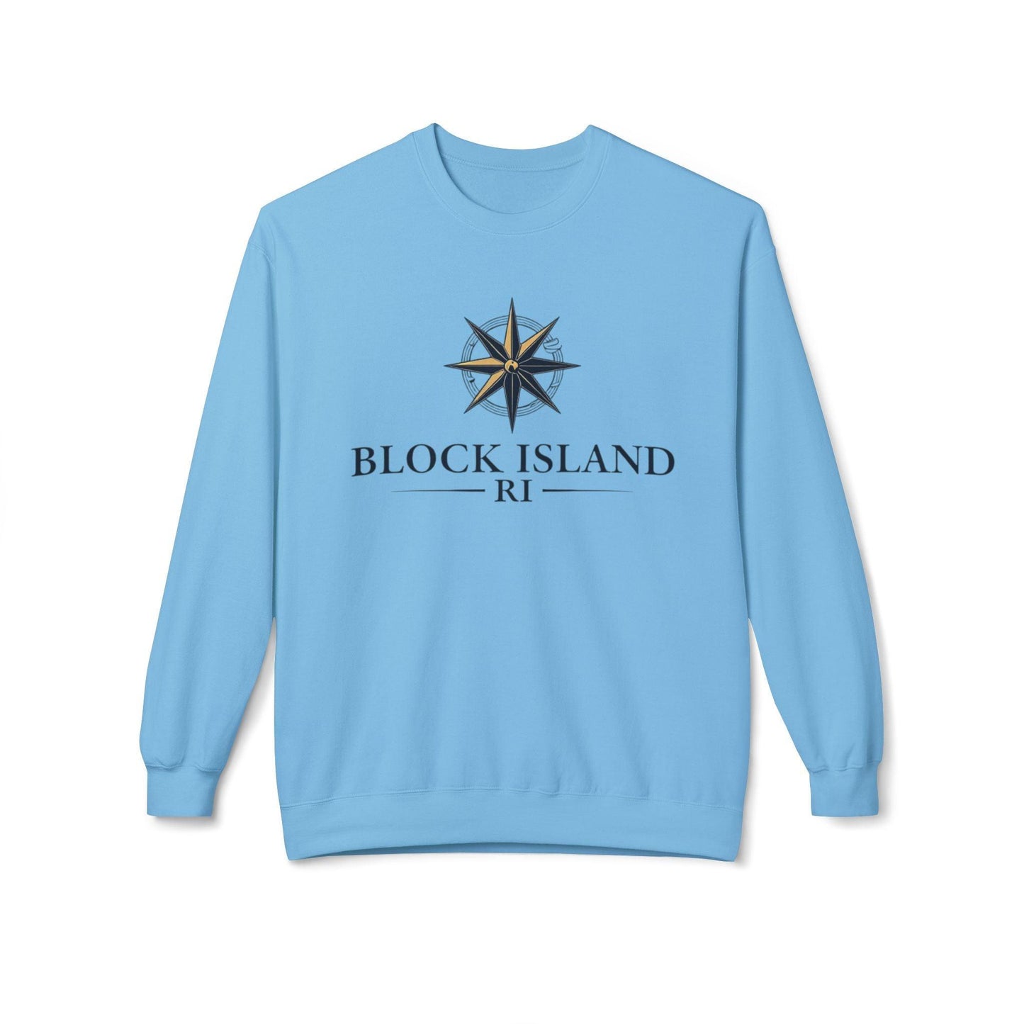 Nautical Block Island, RI Sweatshirt for Coastal Living - Even Keel LLC