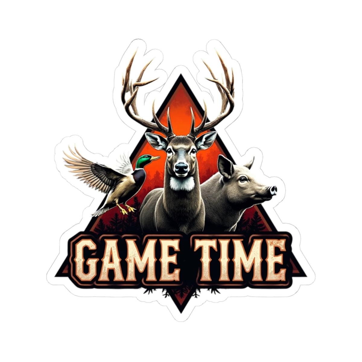 Game Time Trio Kiss-Cut Sticker for Custom Decor Ideas - Even Keel LLC