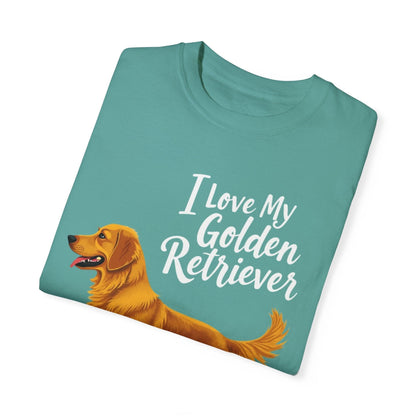 Golden Retriever Love T-shirt for Dog Lovers Unisex Tee - Even Keel LLC