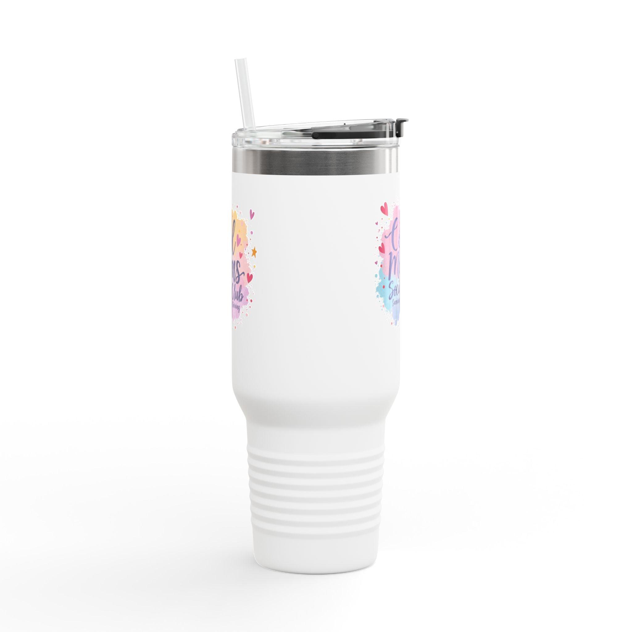 40oz Insulated Travel Mug - Cool Moms Social Club Design - Even Keel LLC