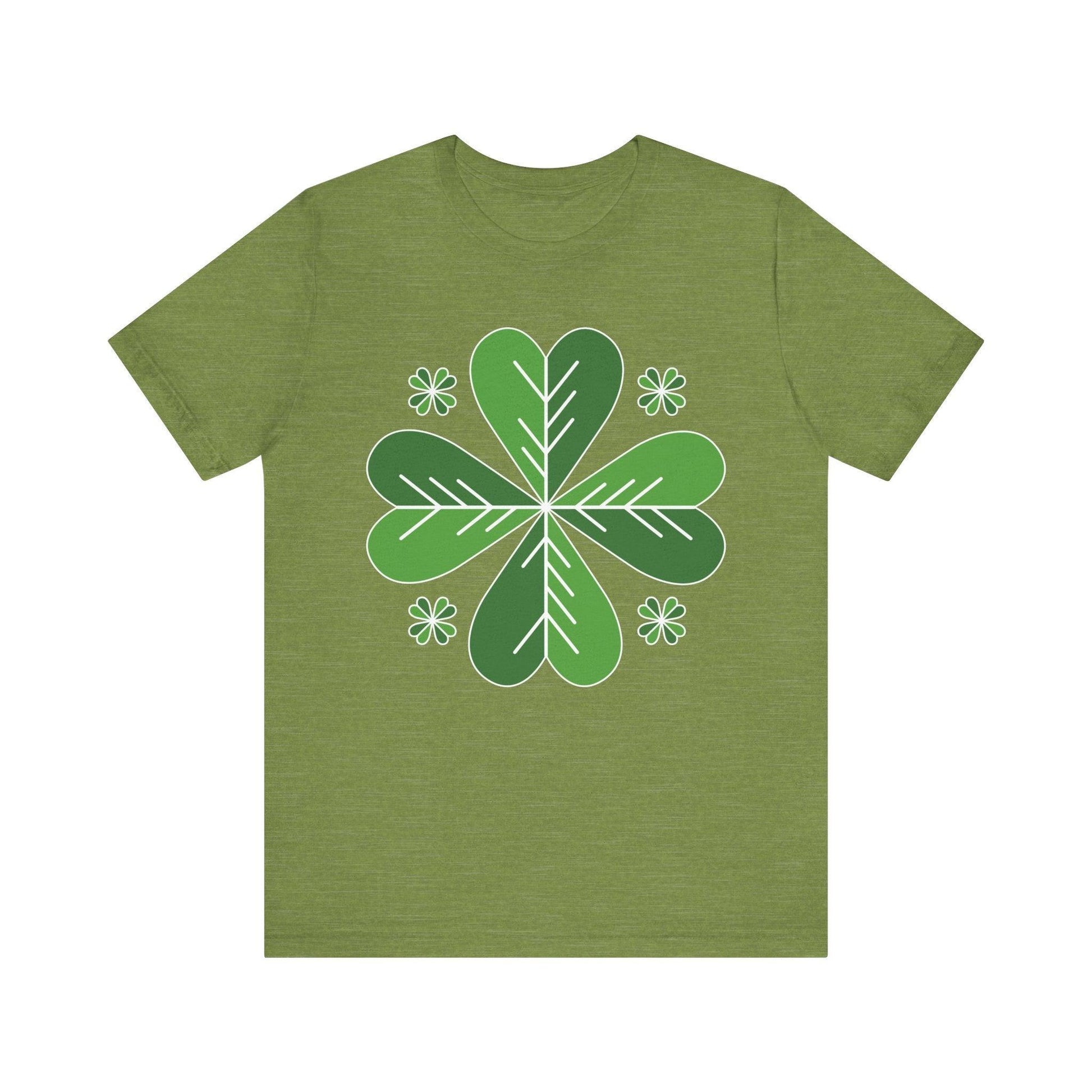 Trippy Celtic Shamrock Tee for Unique Irish Style - Even Keel LLC