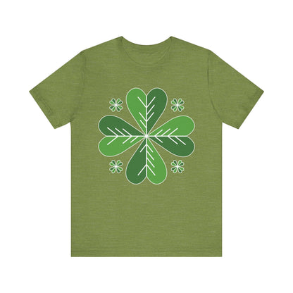 Trippy Celtic Shamrock Tee for Unique Irish Style - Even Keel LLC