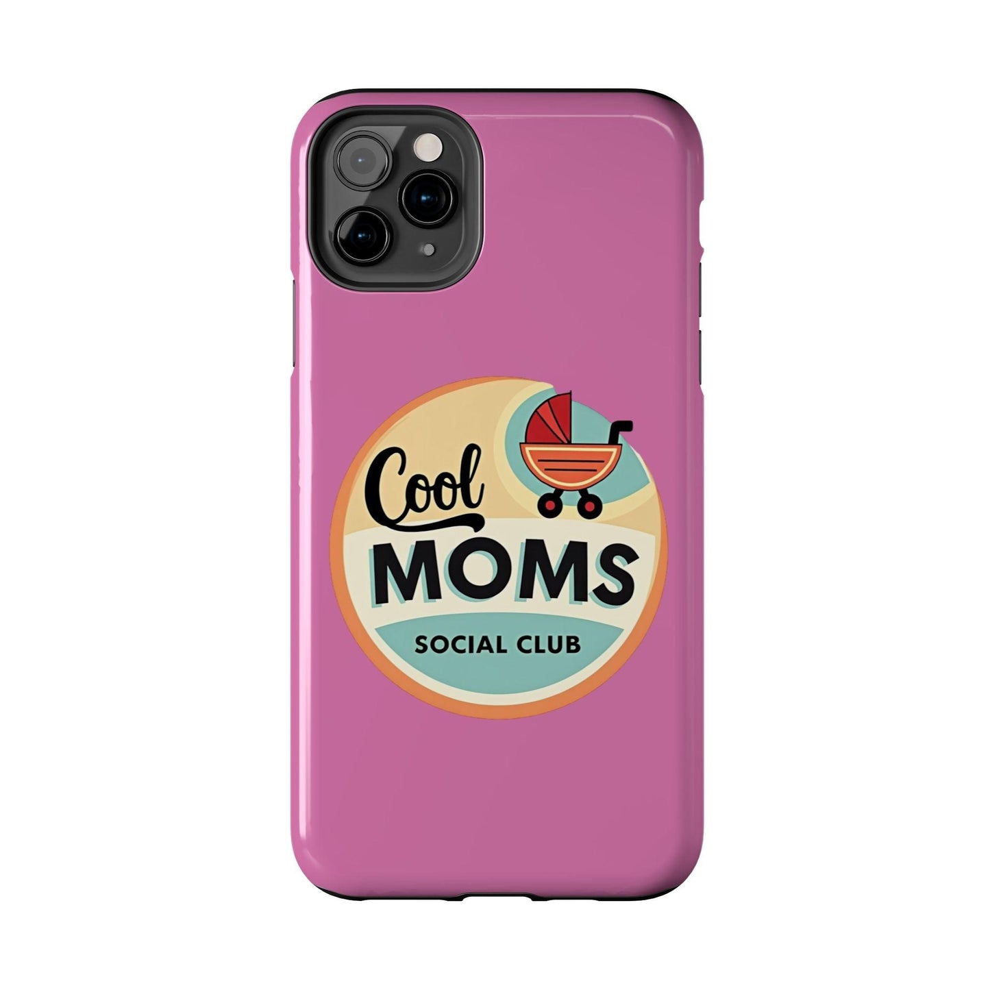 Retro Cool Moms Social Club Tough Phone Cases for Phones - Even Keel LLC