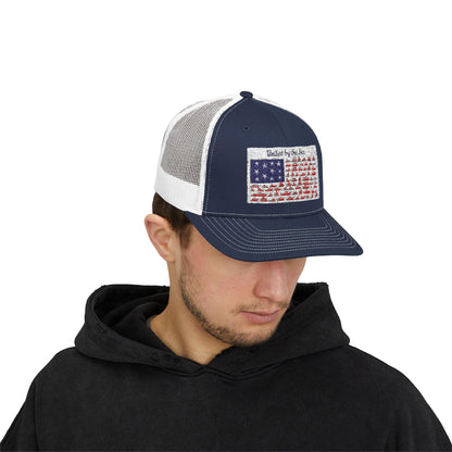 United by the Sea Embroidered Snapback Cap for Beach Lovers - Even Keel LLC