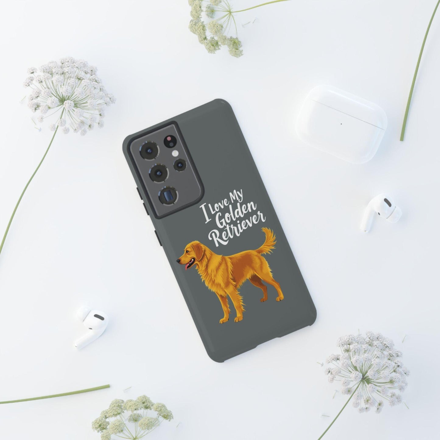 Phone Case I Love My Golden Retriever For Dog Lovers Style - Even Keel LLC