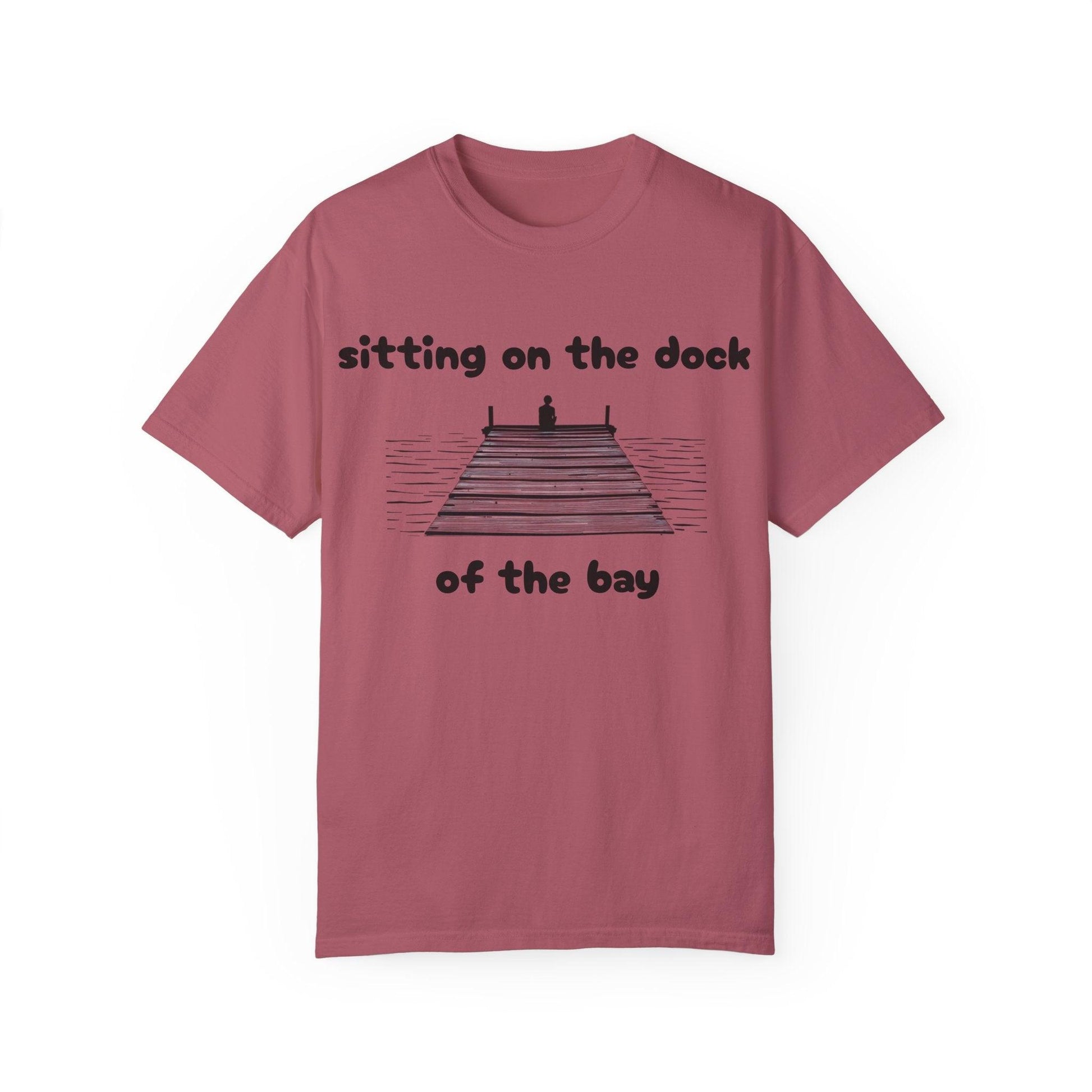 Dock of the Bay T-Shirt for Relaxed Coastal Living Style - Even Keel LLC