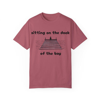 Dock of the Bay T-Shirt for Relaxed Coastal Living Style - Even Keel LLC