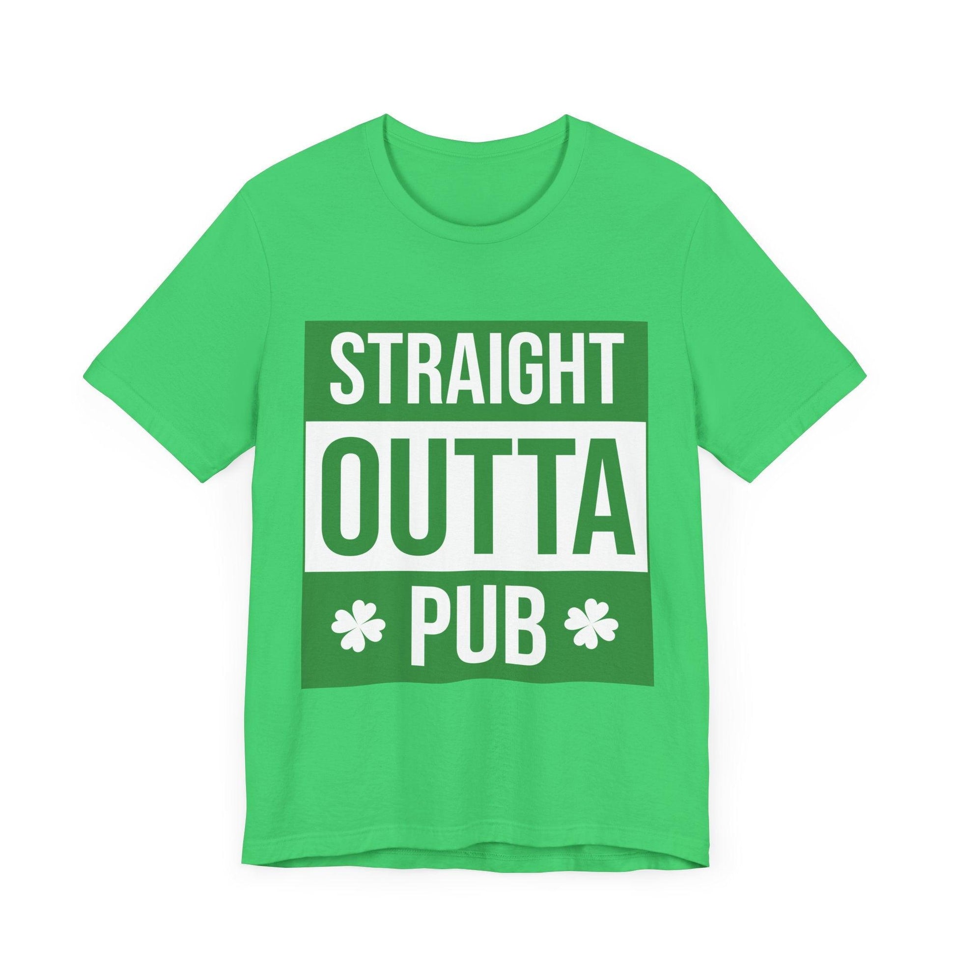 T-Shirt Straight Oughta Pub Design Unisex Jersey Style - Even Keel LLC