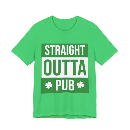 T-Shirt Straight Oughta Pub Design Unisex Jersey Style - Even Keel LLC