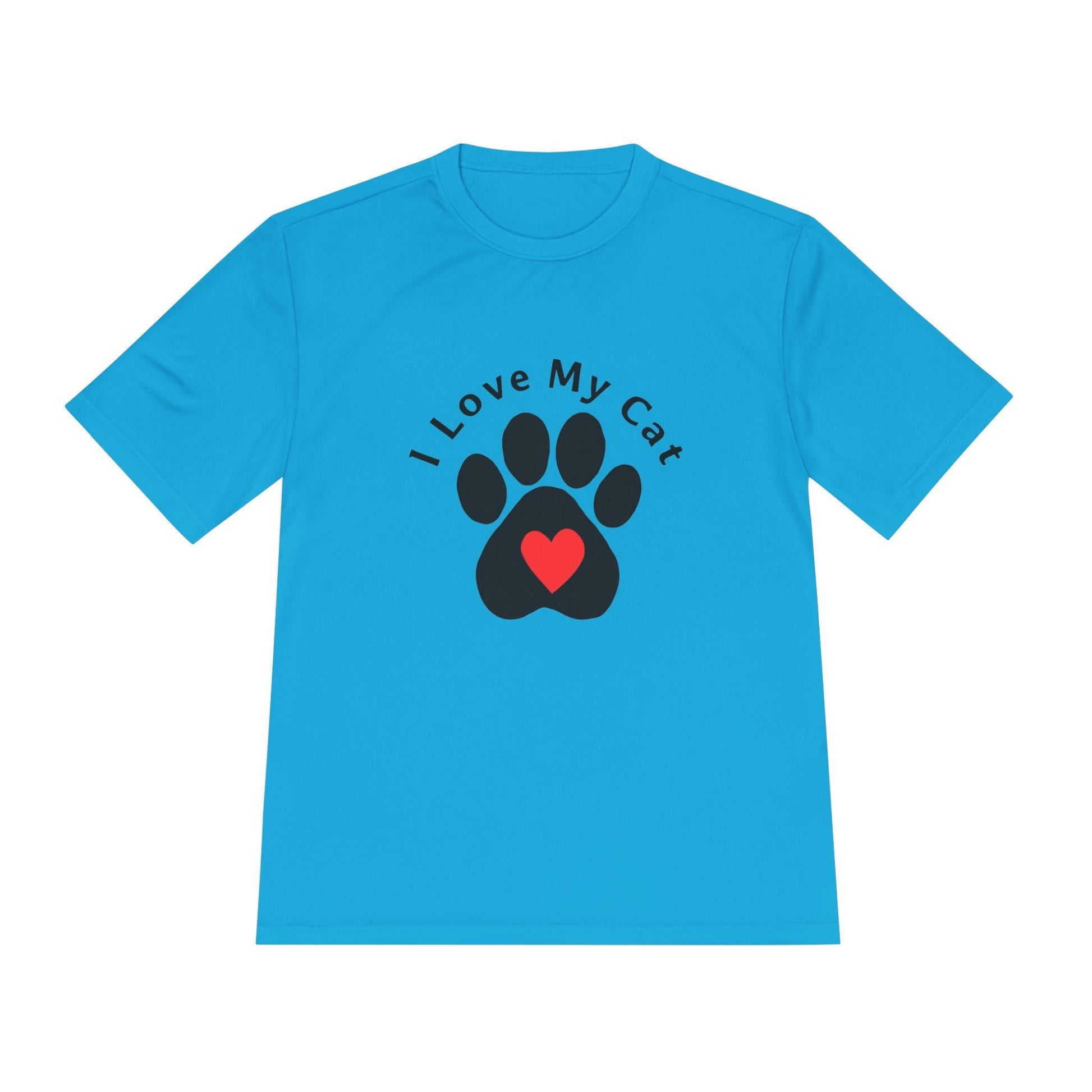 Cat Lover Moisture Wicking Tee for Cat Enthusiasts Apparel - Even Keel LLC