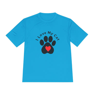 Cat Lover Moisture Wicking Tee for Cat Enthusiasts Apparel - Even Keel LLC