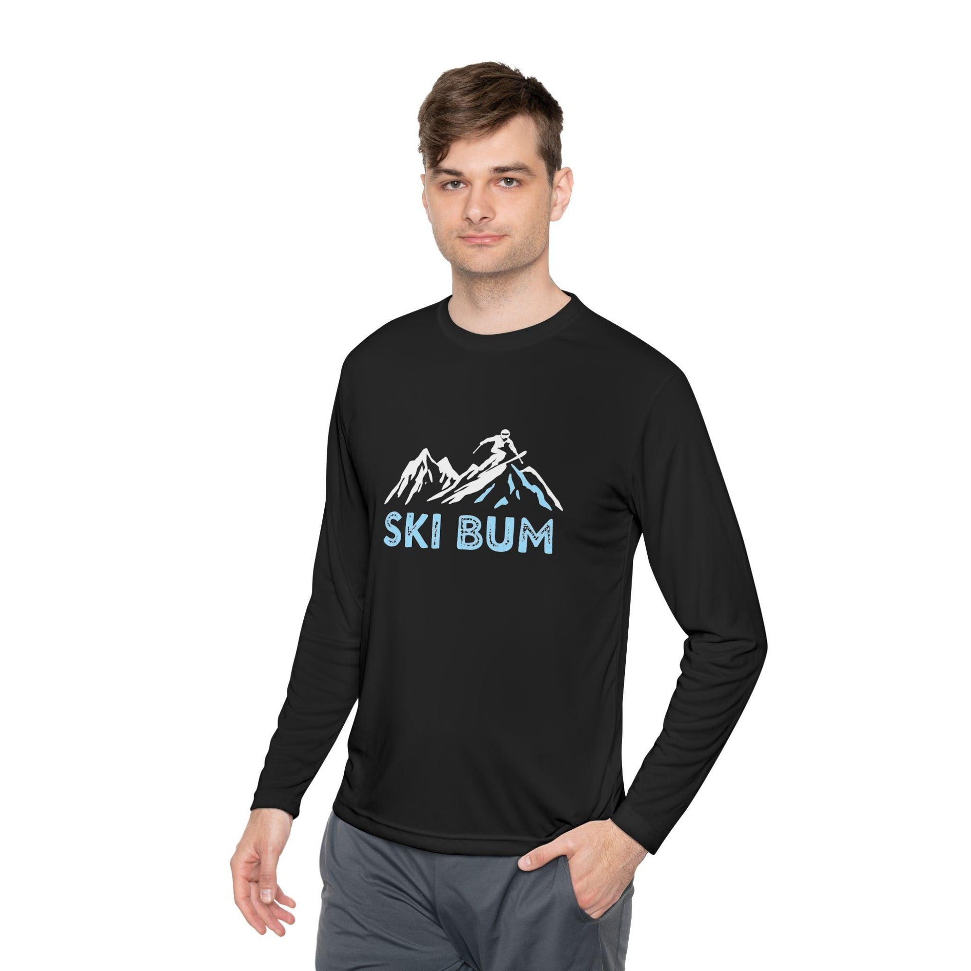 Ski Bum Long Sleeve Tee - Sport Material - Unisex Apparel.