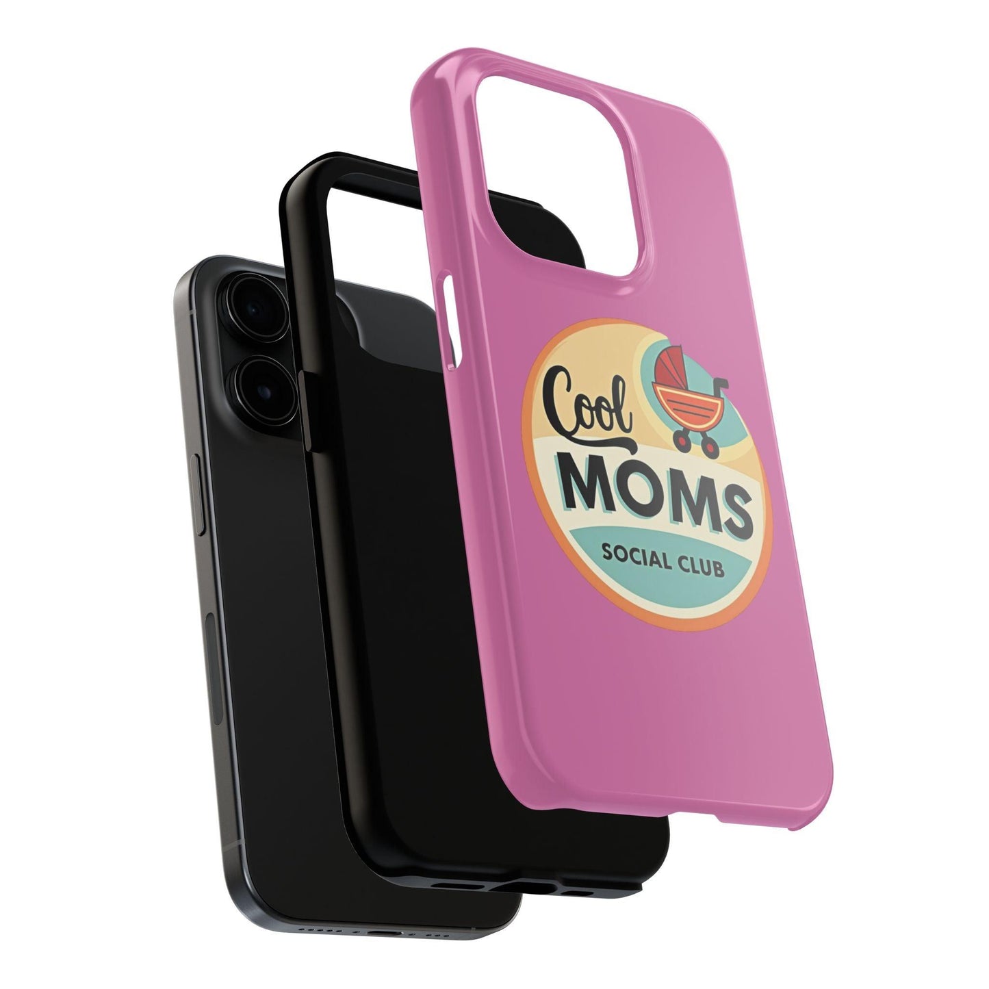 Retro Cool Moms Social Club Tough Phone Cases for Phones - Even Keel LLC