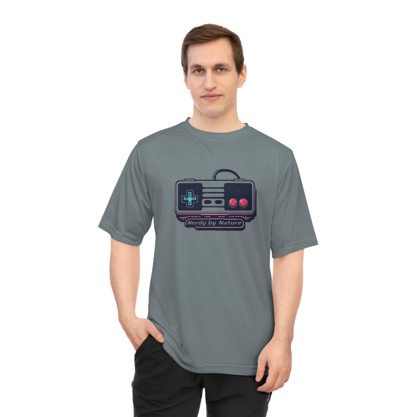 Nerdy by Nature Unisex Performance T-Shirt Tech Gamer Tee - Even Keel LLC