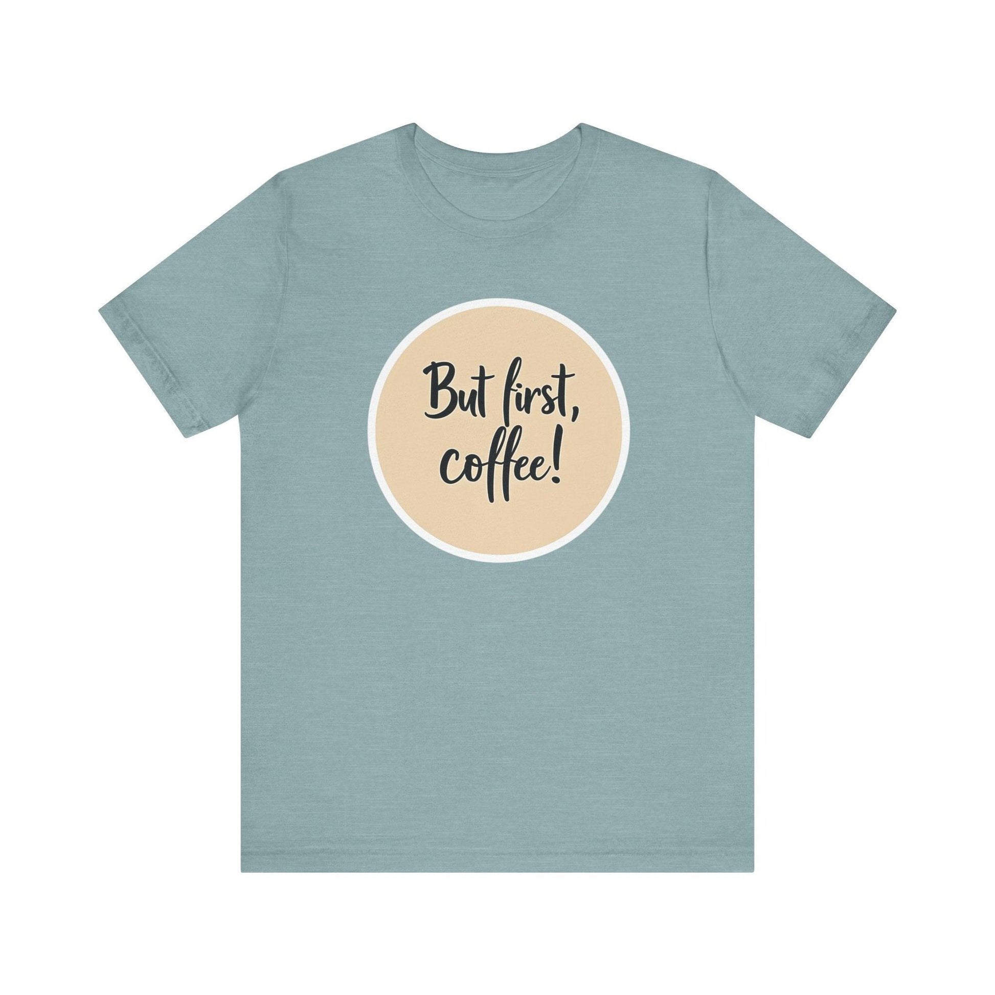 Coffee Lover Tee - Unisex Short Sleeve Jersey Shirt Design - Even Keel LLC