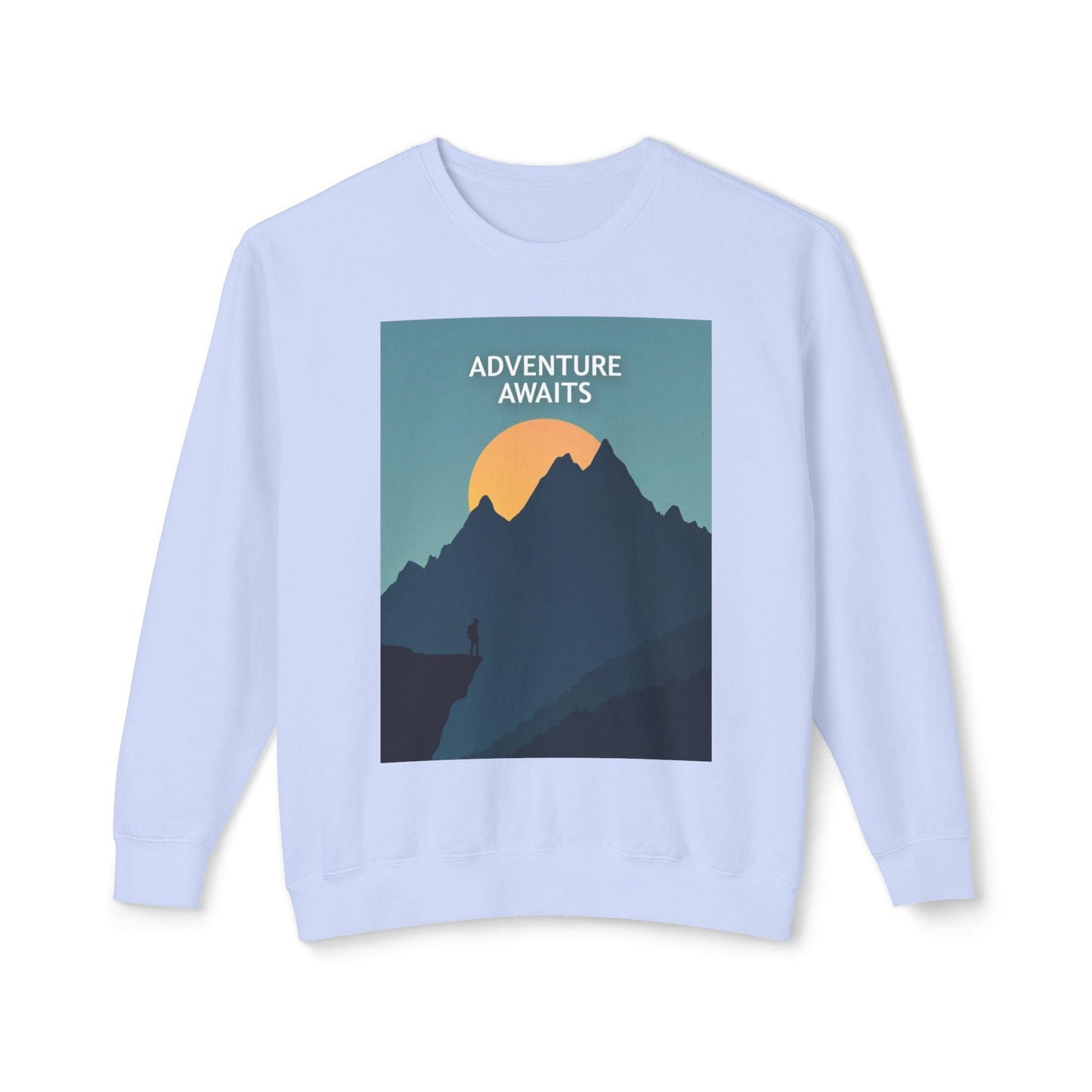 Adventure Awaits Unisex Dyed Crewneck Sweatshirt - Even Keel LLC