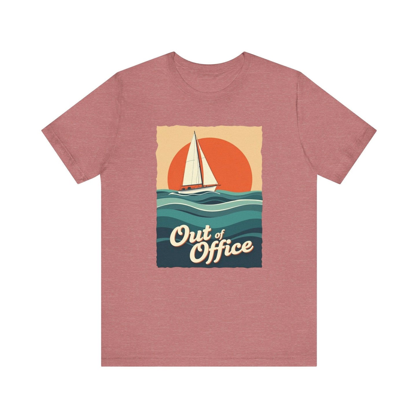 Sailing Tee - Out of Office Design for Summer Fun - Even Keel LLC