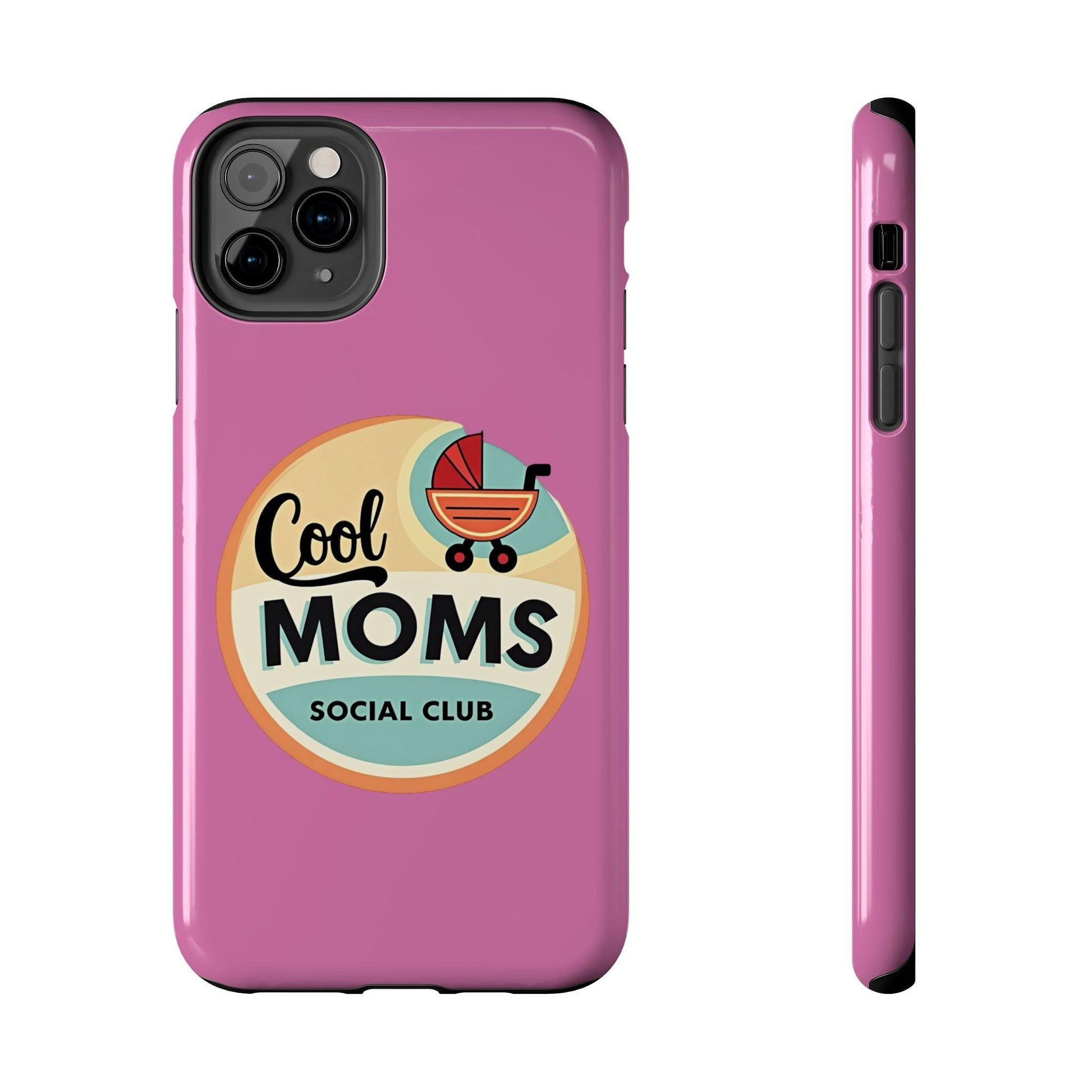 Retro Cool Moms Social Club Tough Phone Cases for Phones - Even Keel LLC