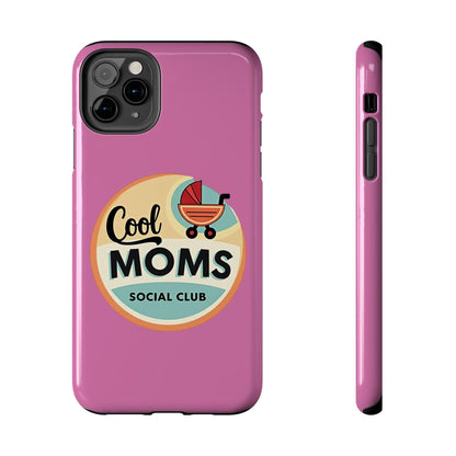 Retro Cool Moms Social Club Tough Phone Cases for Phones - Even Keel LLC