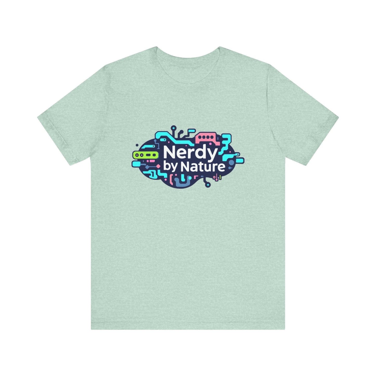 Nerdy by Nature Unisex Tee - Fun Geeky Graphic T-Shirt for Casual Wear - Even Keel LLC