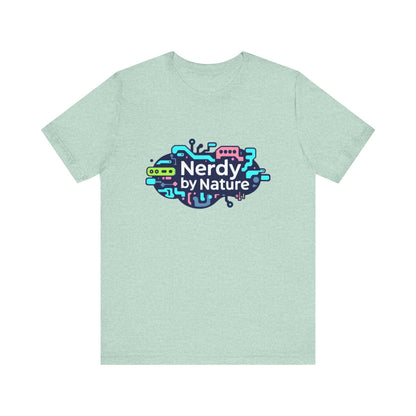 Nerdy by Nature Unisex Tee - Fun Geeky Graphic T-Shirt for Casual Wear - Even Keel LLC