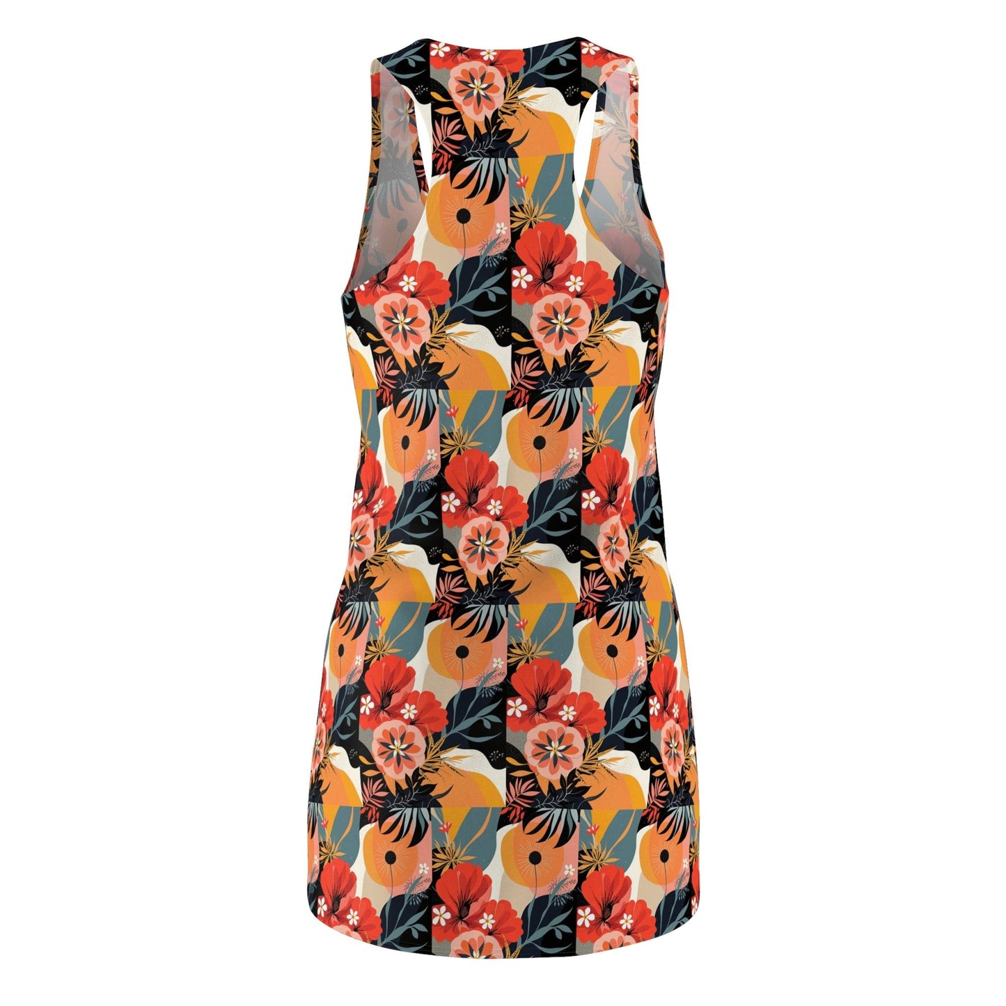 Floral Print Racerback Dress for Summer Parties Style - Even Keel LLC